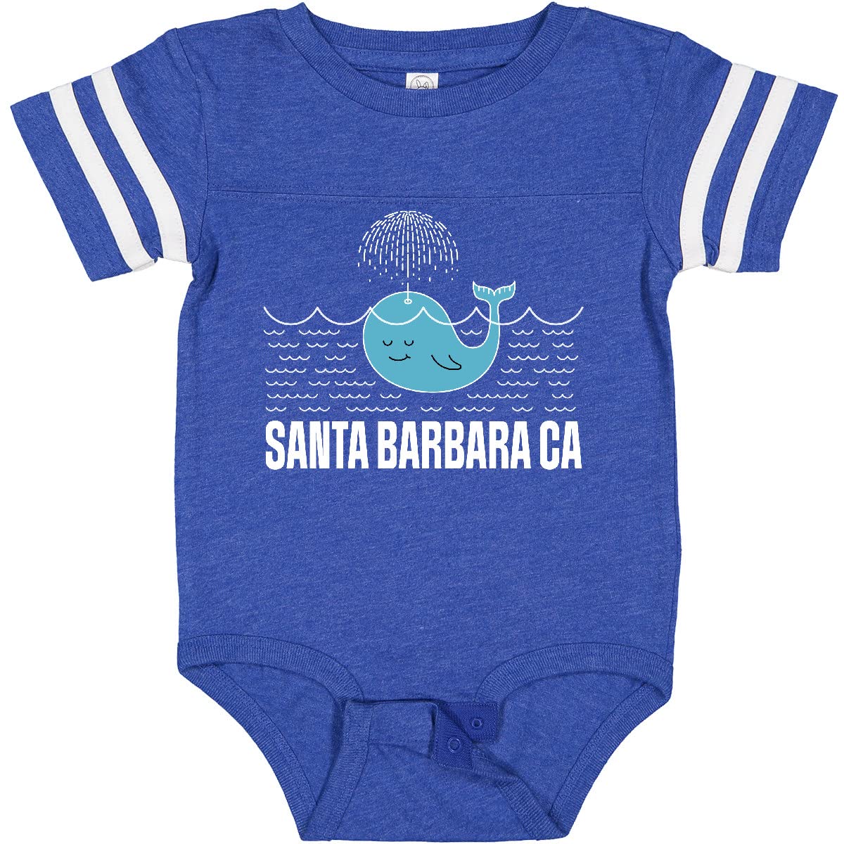 Inktastic Santa Barbara California Beach Vacation Baby Bodysuit - Cute Infant Onesie for Summer Travel & Family Photos