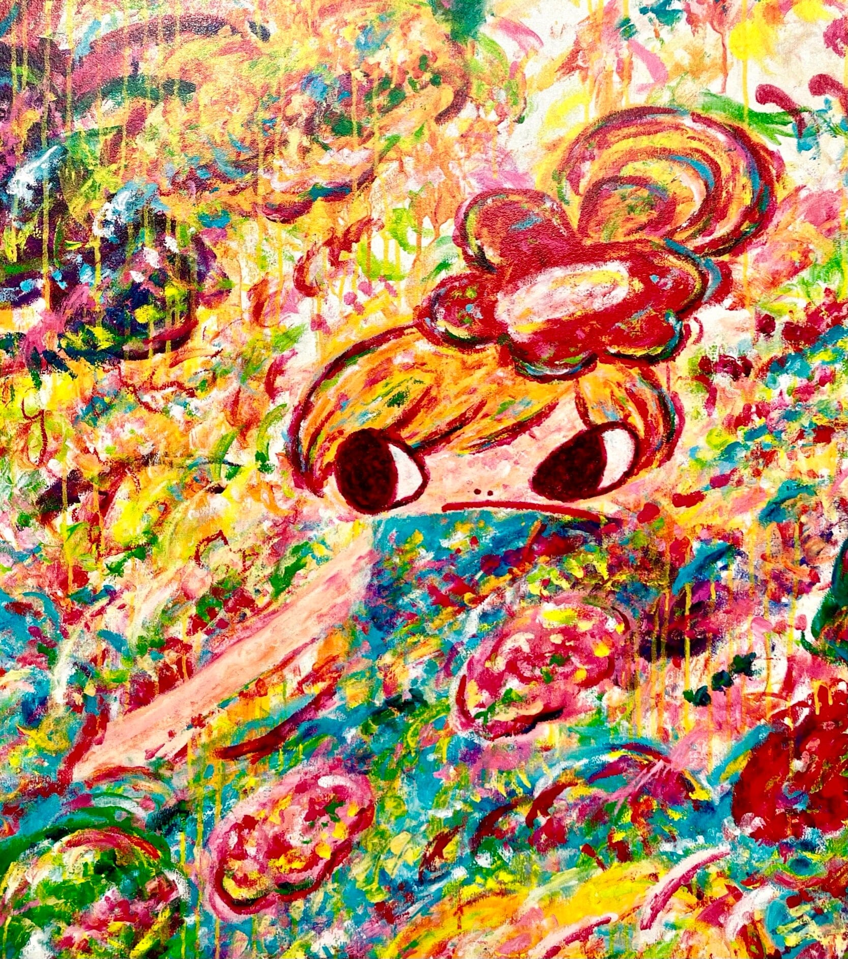 AYAKO ROKKAKU Original Artwork - Abstract Painting for Modern Home Decor & Office Wall Art