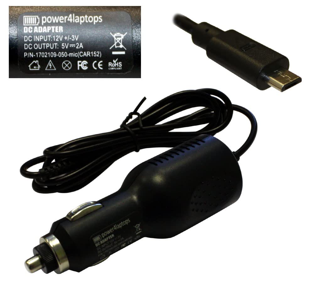 Universal DC Adapter Tablet Car Charger for Motorola Xoom 2 - Fast Charging Power Supply for Road Trips & Business Travel