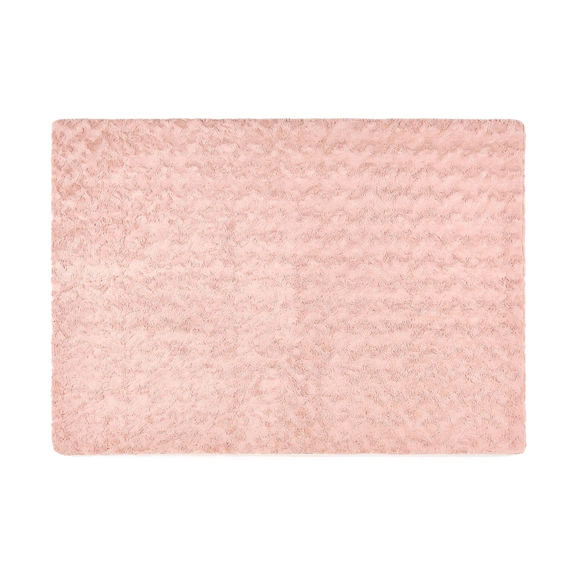 Ultra Plush Shaggy Area Rug 6.5x5 Feet Soft Pink - Perfect for Living Room, Bedroom, Nursery & Home Decor