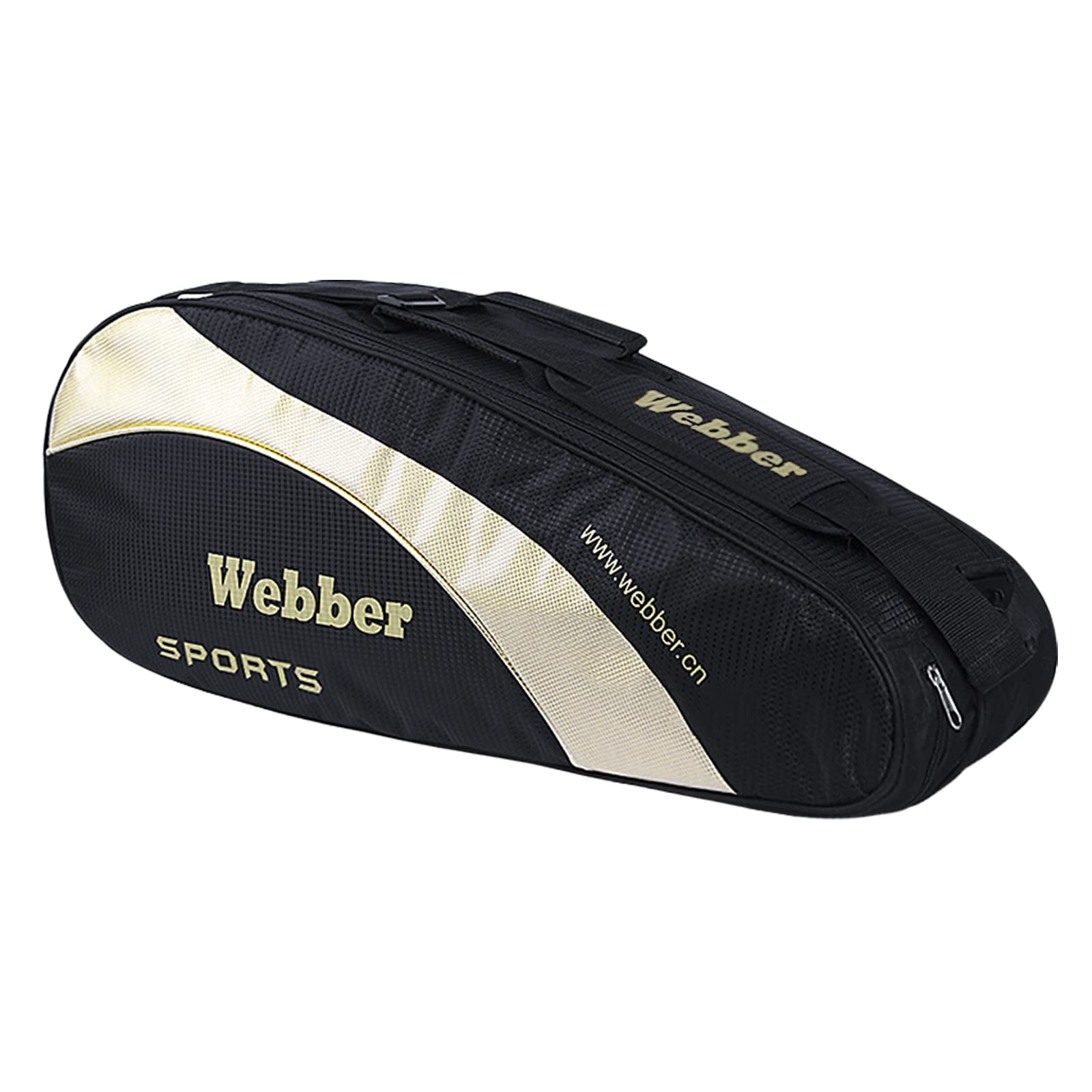 Premium 6-Racquet Tennis Bag - Large Single Shoulder Sports Duffel for Tennis, Badminton, Squash & Racquetball | Unisex Gym Equipment Bag with Shoe Storage Compartment | Ideal for Men, Women, Youth & Adults - Perfect for Court, Gym & Travel