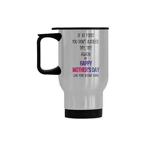Premium Stainless Steel Coffee Travel Mug with Handle - Double Walled Insulated Tumbler for Hot & Cold Drinks - Leak Proof Design - Perfect Gift for Men & Women (Office, Commute, Camping, Gym)