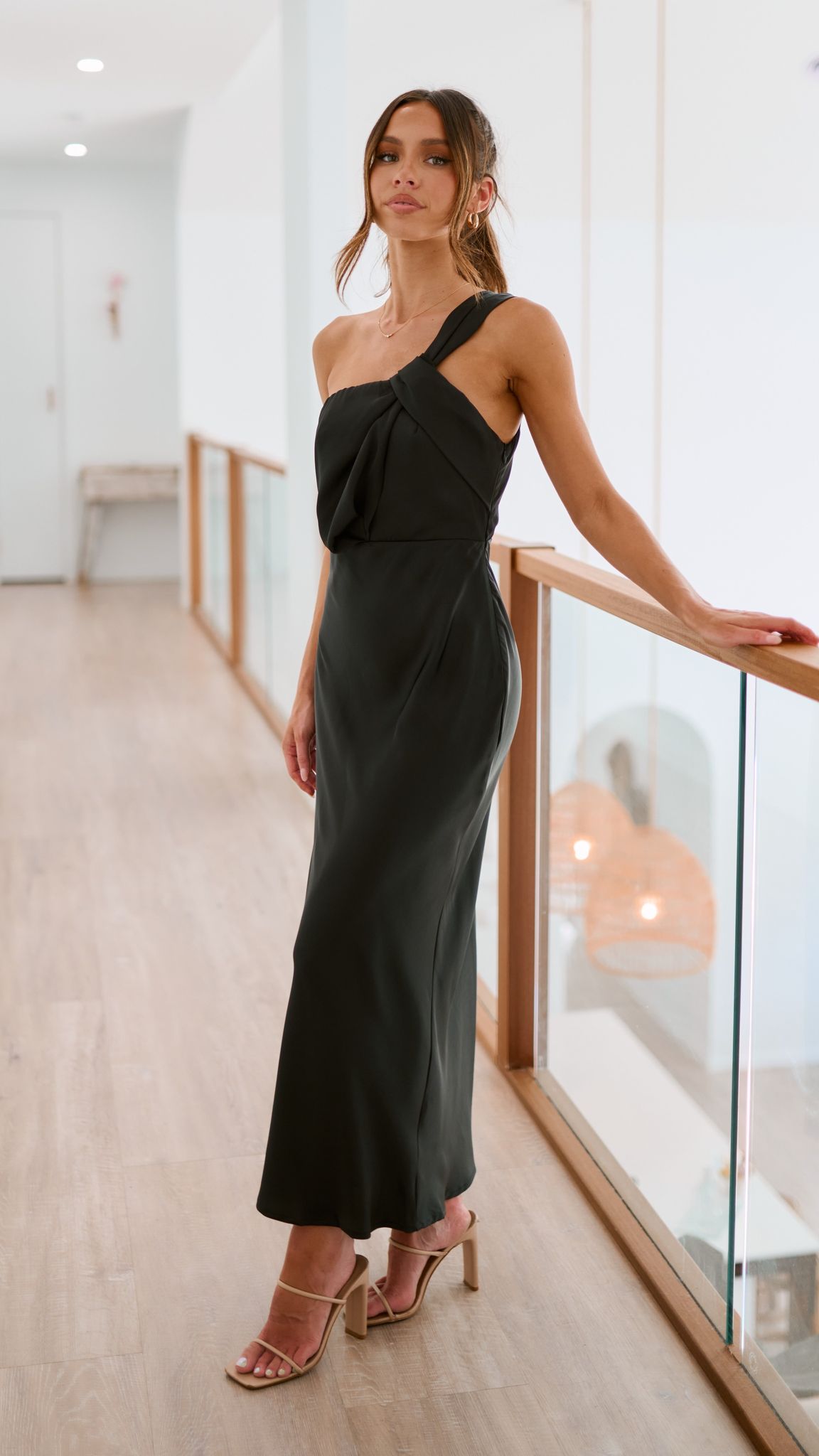 Greta Maxi Dress - Elegant Black Long Dress for Women | Perfect for Summer, Beach, and Casual Outings