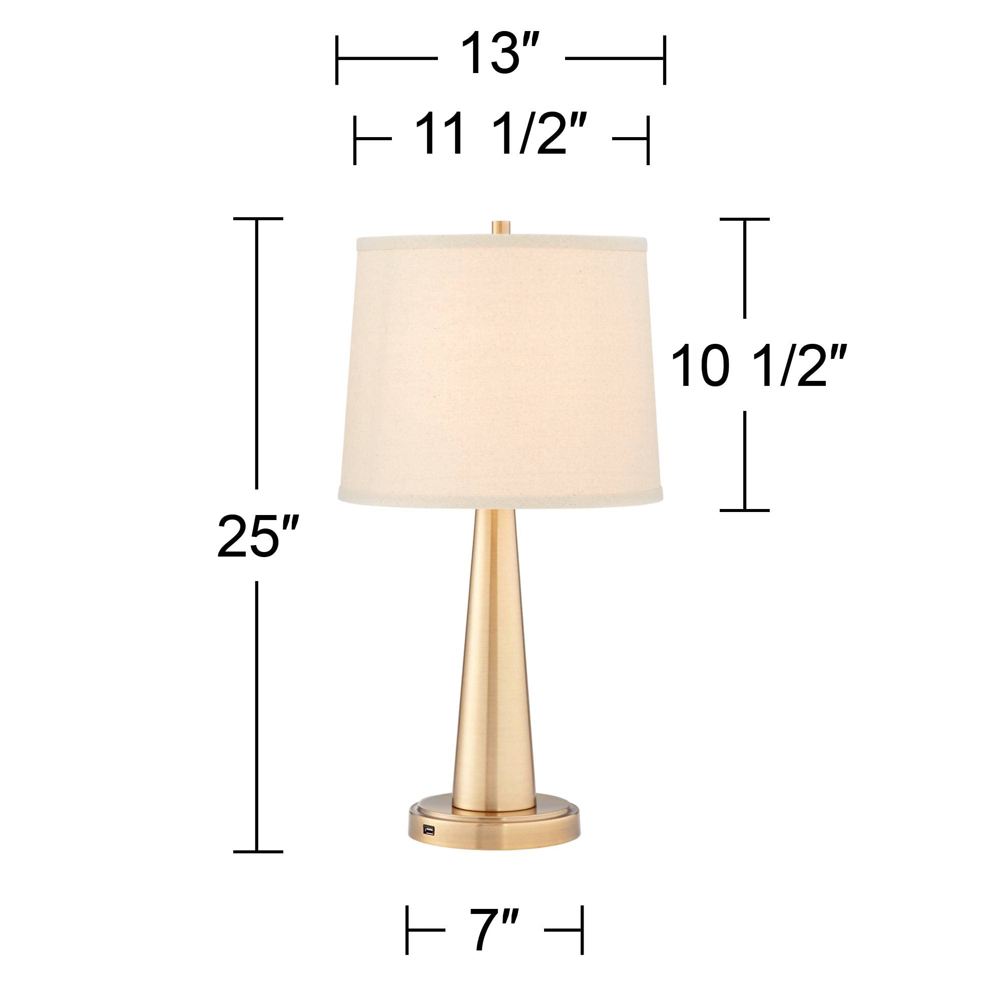360 Lighting Karla Modern Table Lamps Set of 2 - 25