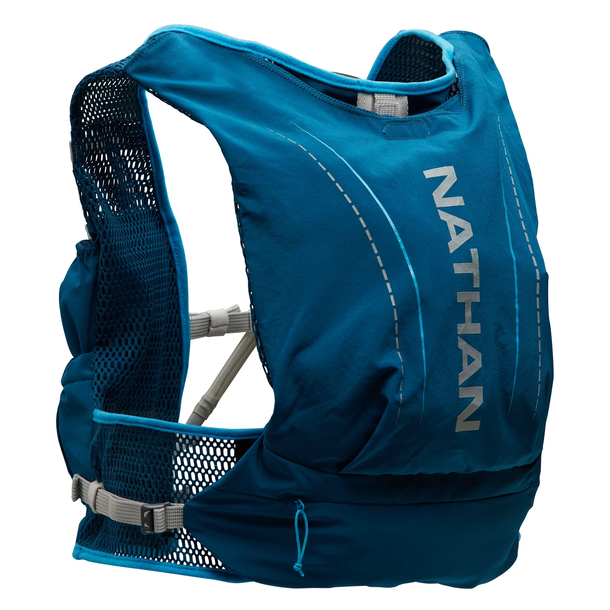 Nathan VaporAir Lite 4L Hydration Pack with 2L Bladder - Lightweight Running Vest with Water Bottle Pockets, Breathable Material for Hiking, Cycling & Outdoor Sports