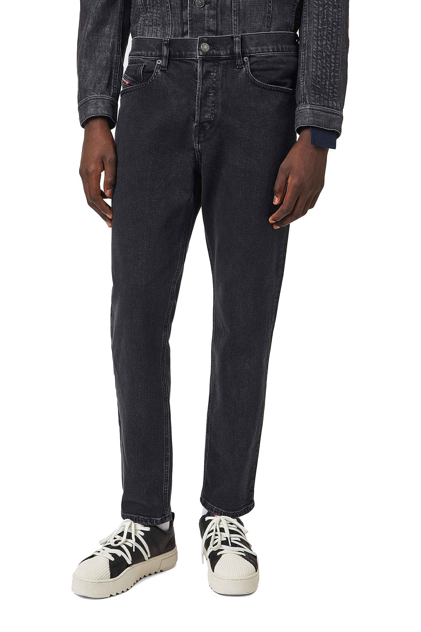 Diesel Men's Slim Fit Tapered Jeans - Comfortable & Stylish for Casual Wear, Work, and Night Out