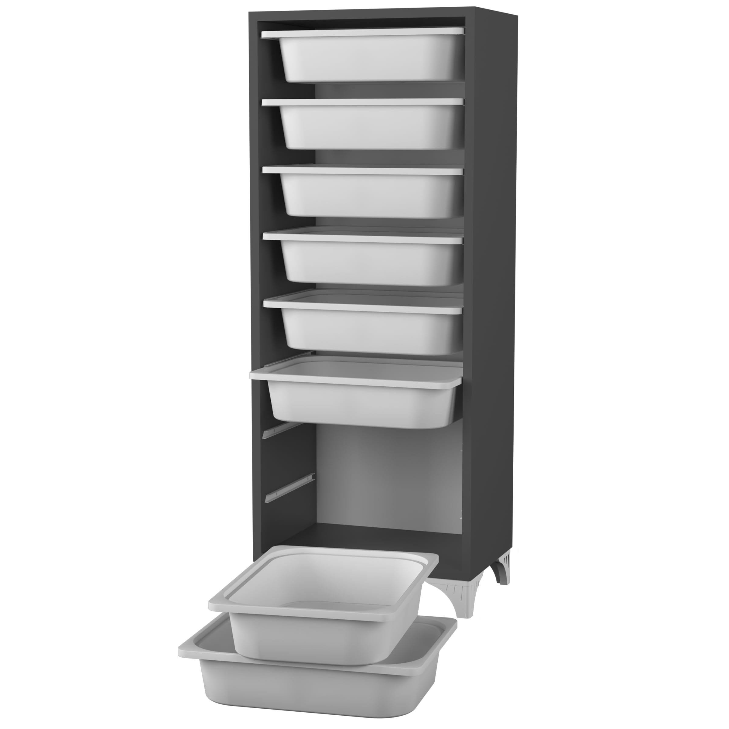 Comfyt 8-Shelf Storage Cabinet - Tall Dresser Drawer Organizer for Closet, Bathroom, Office, Pantry, Kitchen & Garage | Perfect for Shoes, Clothing, Books & Home Essentials | Space-Saving Storage Solution