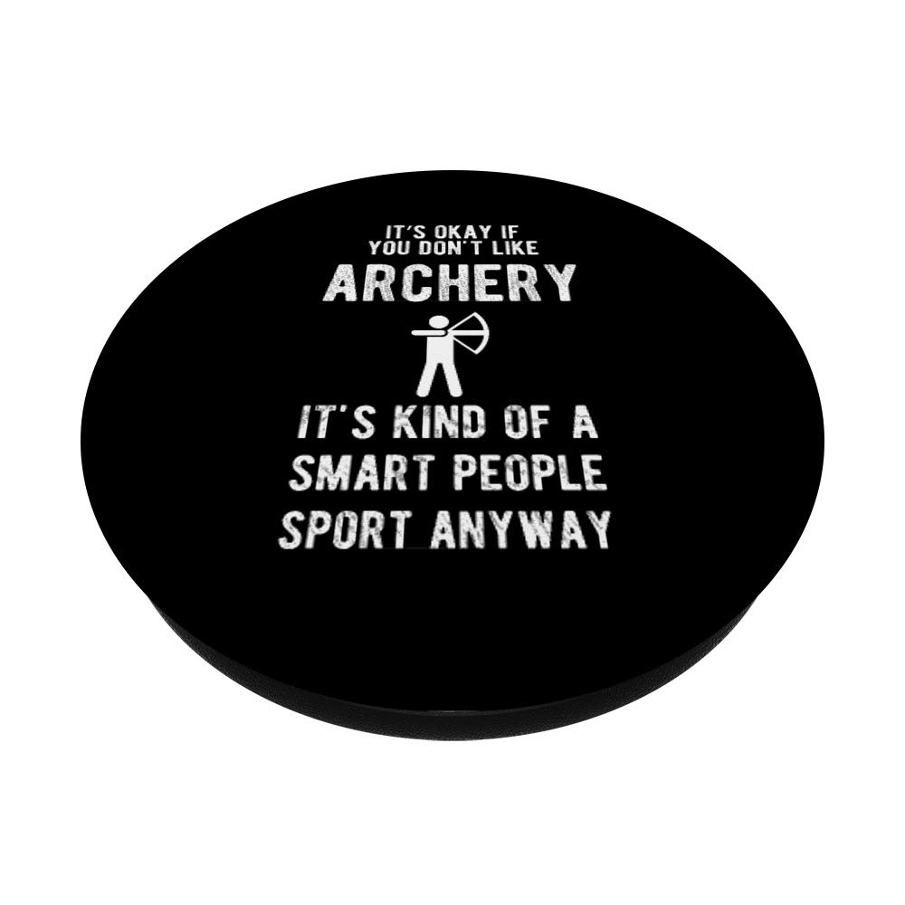 Funny Archery Gift - Crossbow Hunter Arrow Lover PopSockets PopGrip | Swappable Phone & Tablet Grip | Perfect for Archery Enthusiasts & Outdoor Lovers