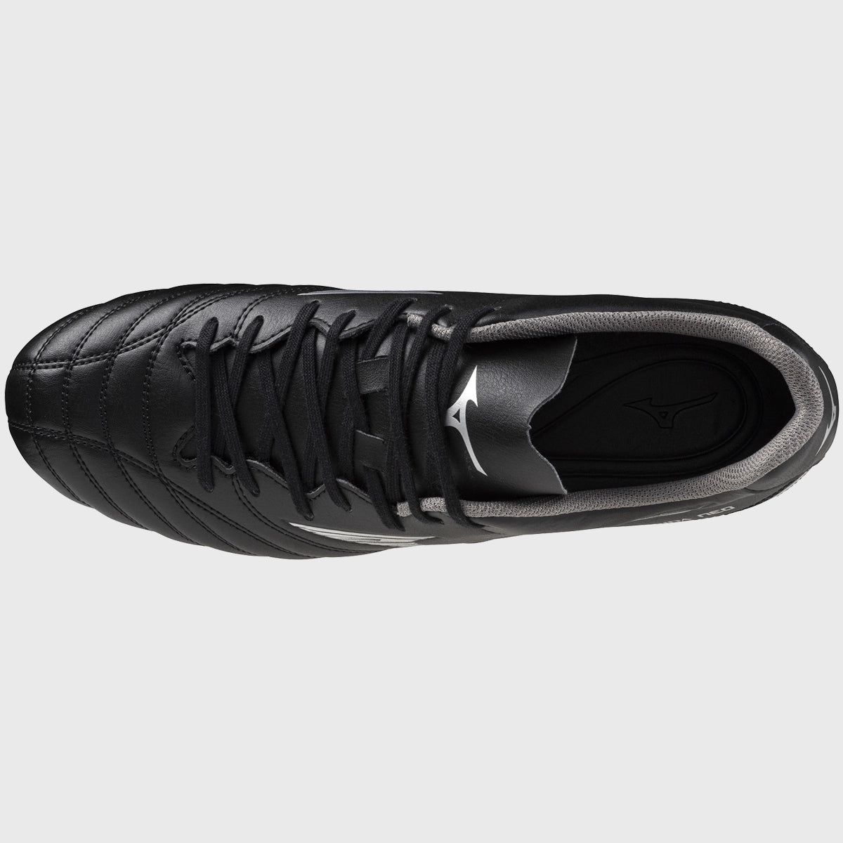 Mizuno Monarcida Neo III Select MD Rugby Cleats - Black/Silver - Lightweight & Durable for Rugby Matches & Training