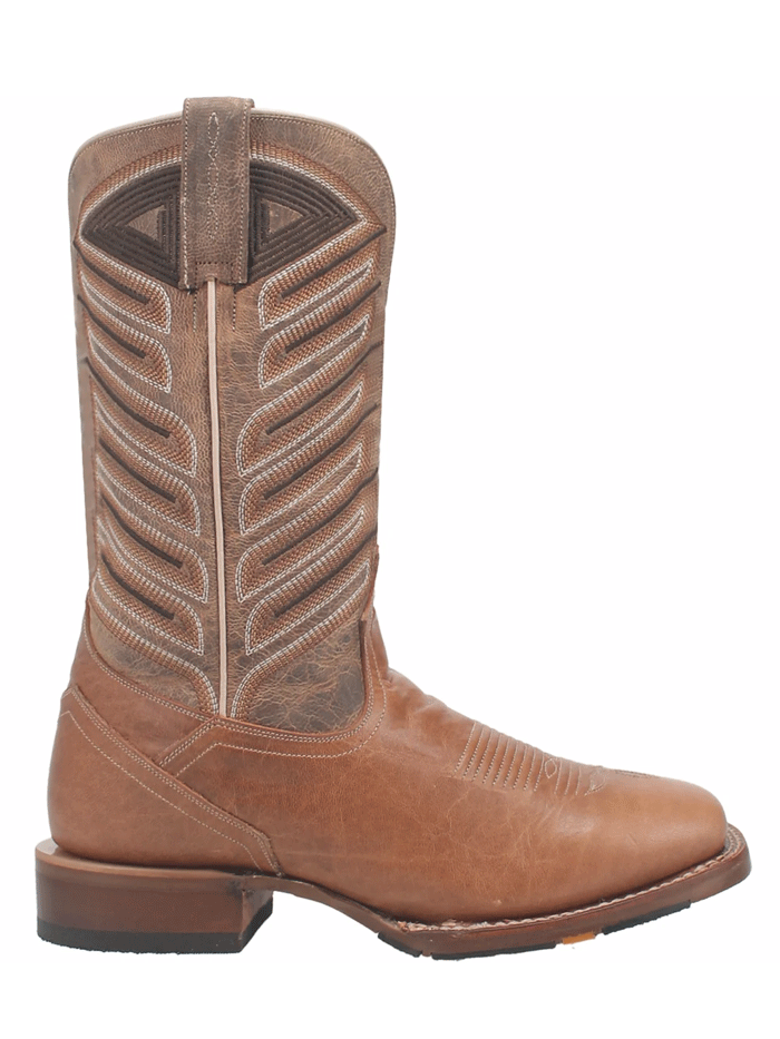 Dan Post DP4185 Men's IVAN Square Toe Leather Boots in Taupe - Comfortable Cowboy Boots for Western Wear, Rodeo & Casual Outfits