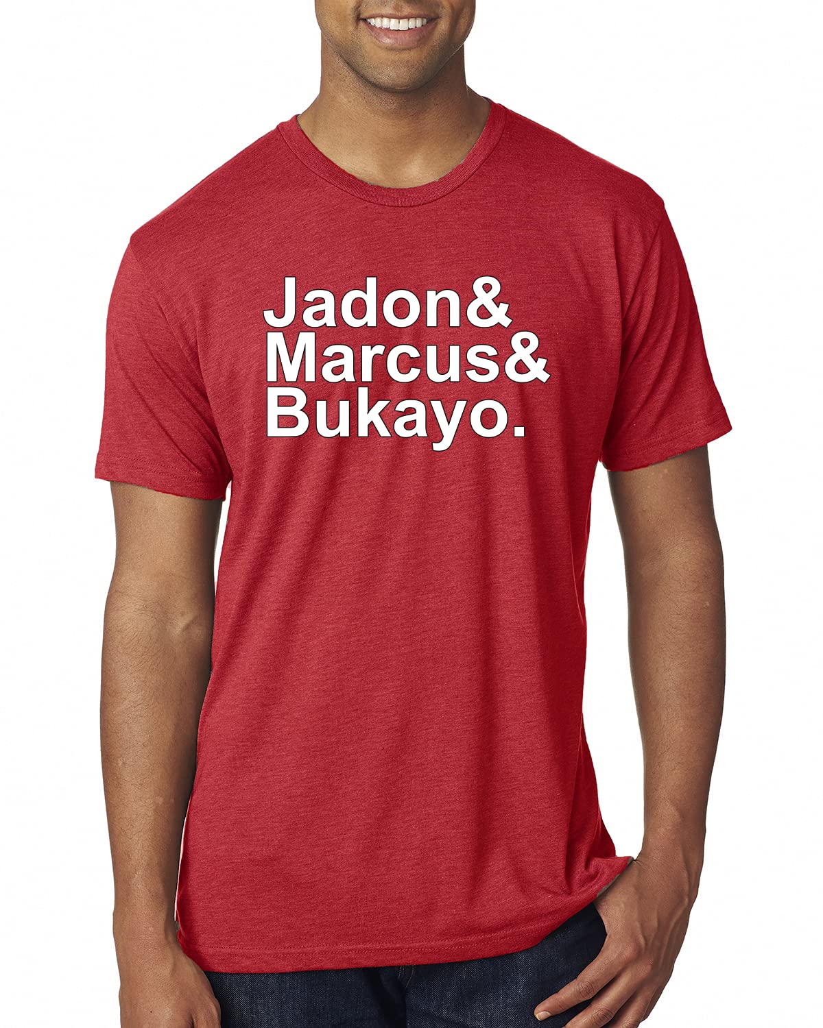 Premium Tri-Blend Sports T-Shirt for Men - Jadon, Marcus & Bukayo Inspired Athletic Tee - Comfortable & Breathable for Gym, Running & Casual Wear