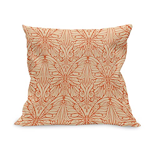 Pale Peach and Vermilion