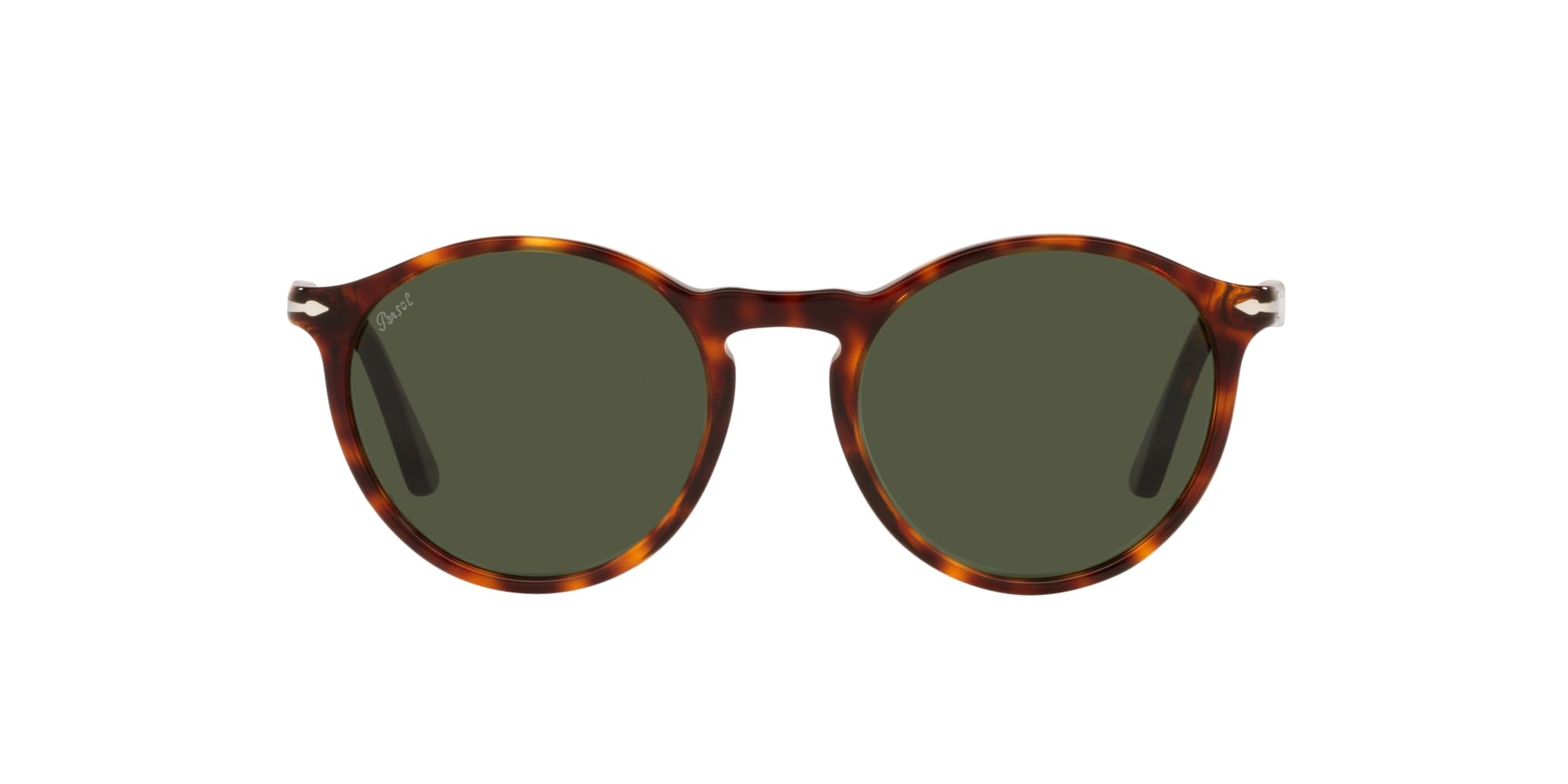Persol PO3285S Round Sunglasses for Men & Women - Classic Vintage Style UV Protection - Perfect for Driving, Travel & Outdoor Activities