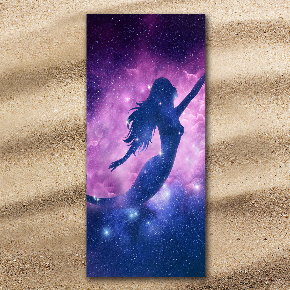 Mermaid Magic Extra Large Beach Towel - Soft, Absorbent & Quick-Dry for Pool, Beach, Yoga & Picnics