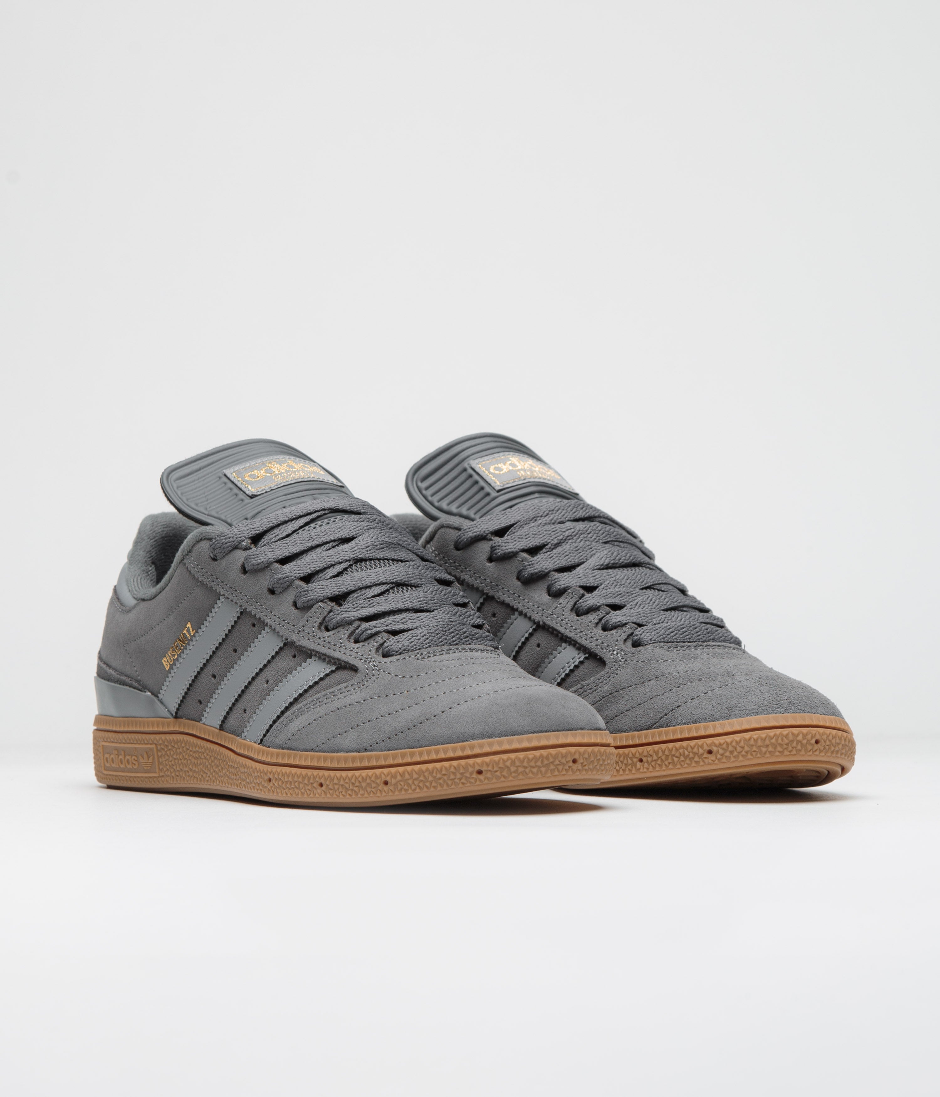 Adidas Busenitz Skate Shoes for Men - Grey Five, Grey Three & Gold Metallic Colors | Durable & Comfortable for Skateboarding & Casual Wear