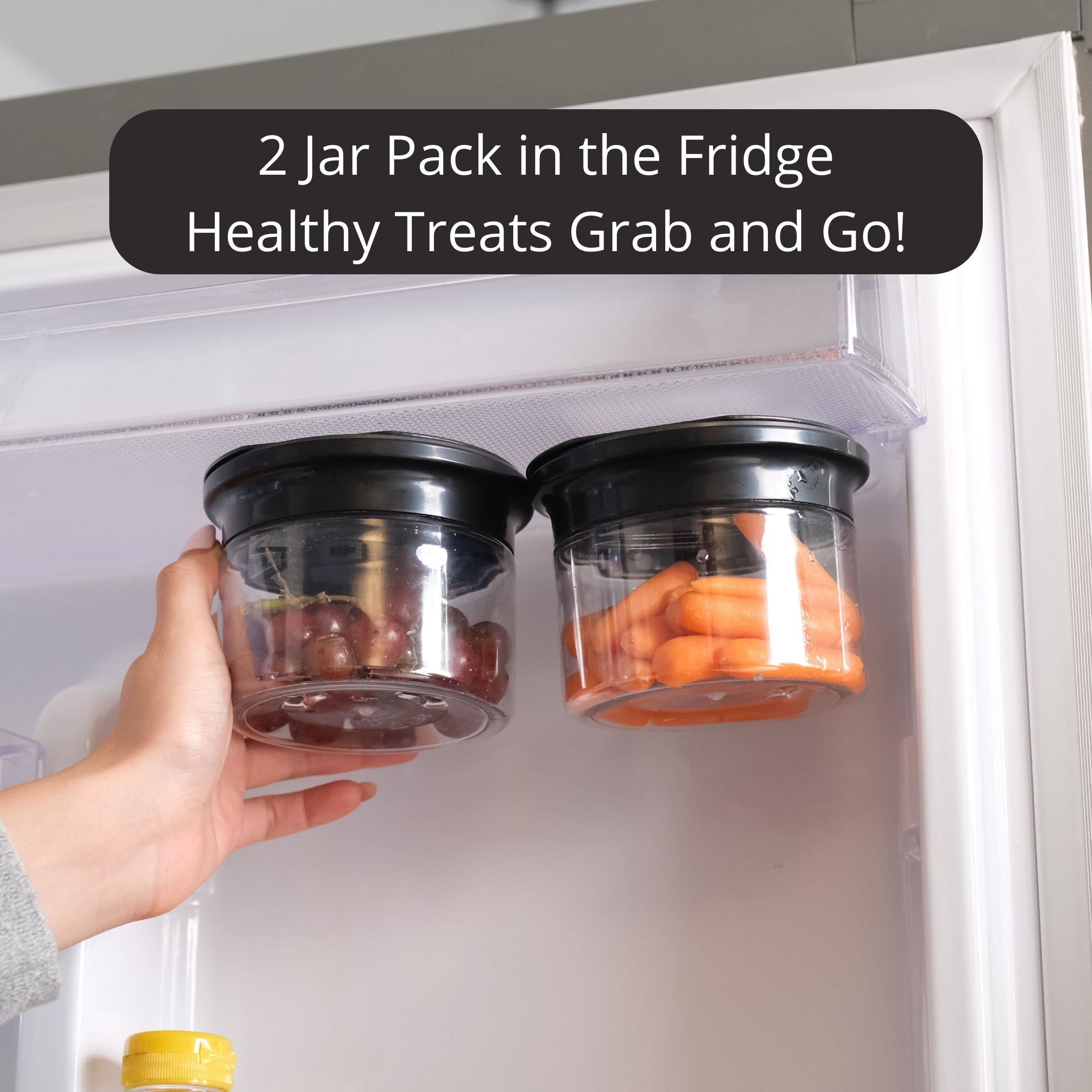 Magnetic Spice Jars Set - 24 Pack Space Saving Spice Organizer for Cabinet & Pantry Storage | Adhesive Magnetic Canisters for Fridge, Under Shelf Organization | Perfect for Kitchen, RV & Small Space Organization