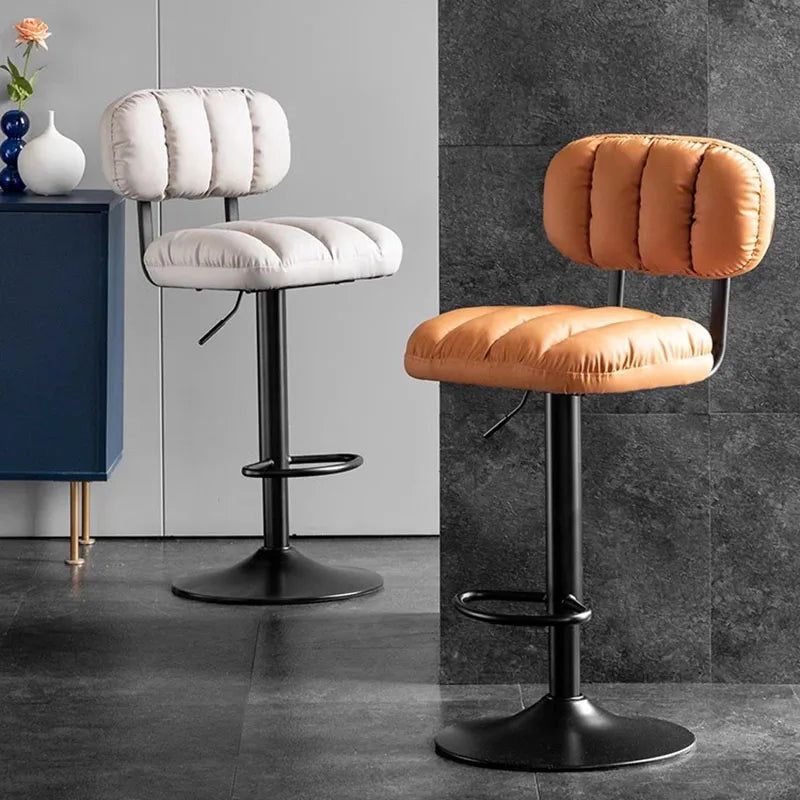 AA Design Modern Dining High Counter Bar Stool - Adjustable Height Kitchen Island Stool for Breakfast Nook, Bar, Restaurant & Home Decor