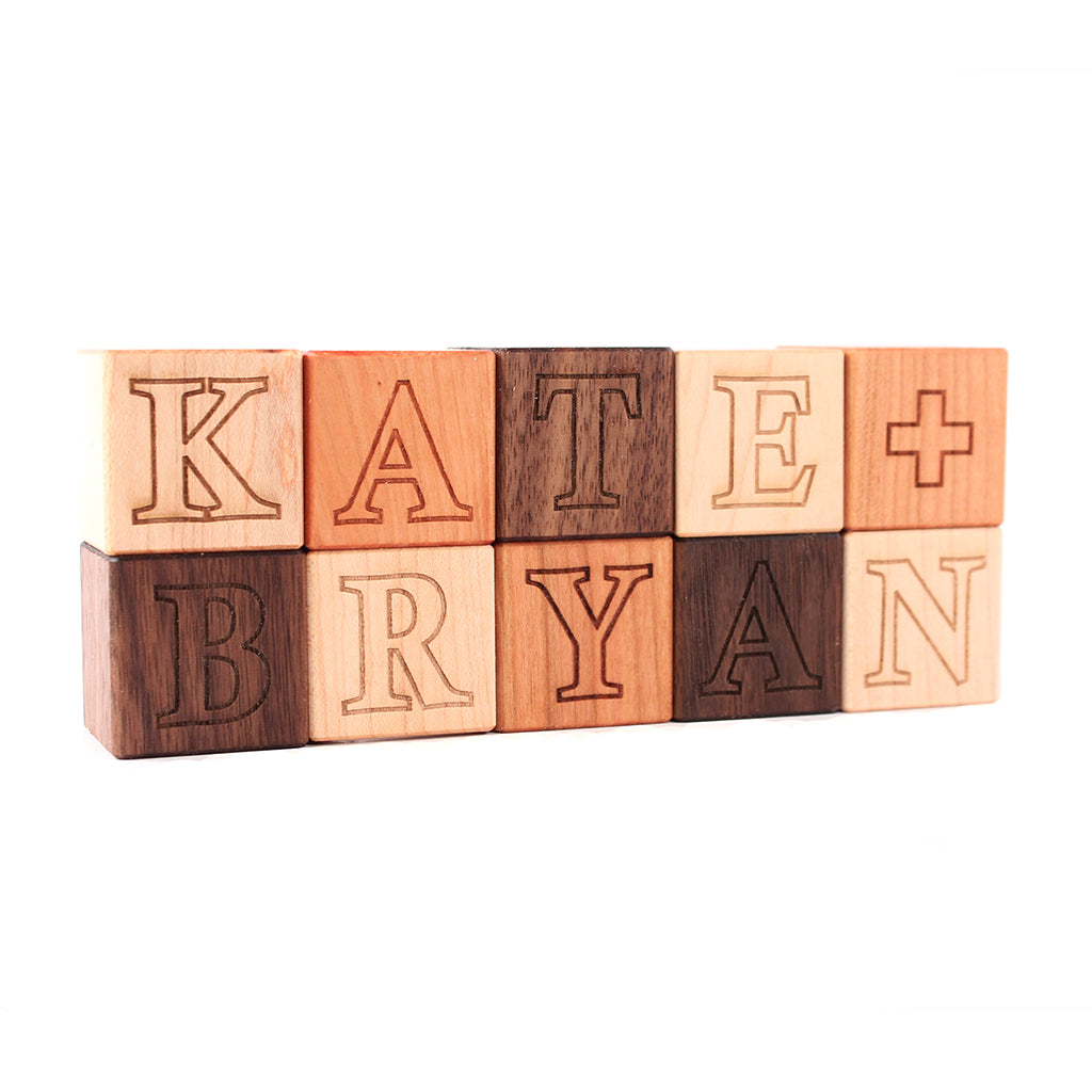 Personalized Wooden Name Blocks for Kids - Custom Nursery Decor, Baby Shower Gift & Room Decoration - Perfect for Birthdays, Christenings & Playroom Decor