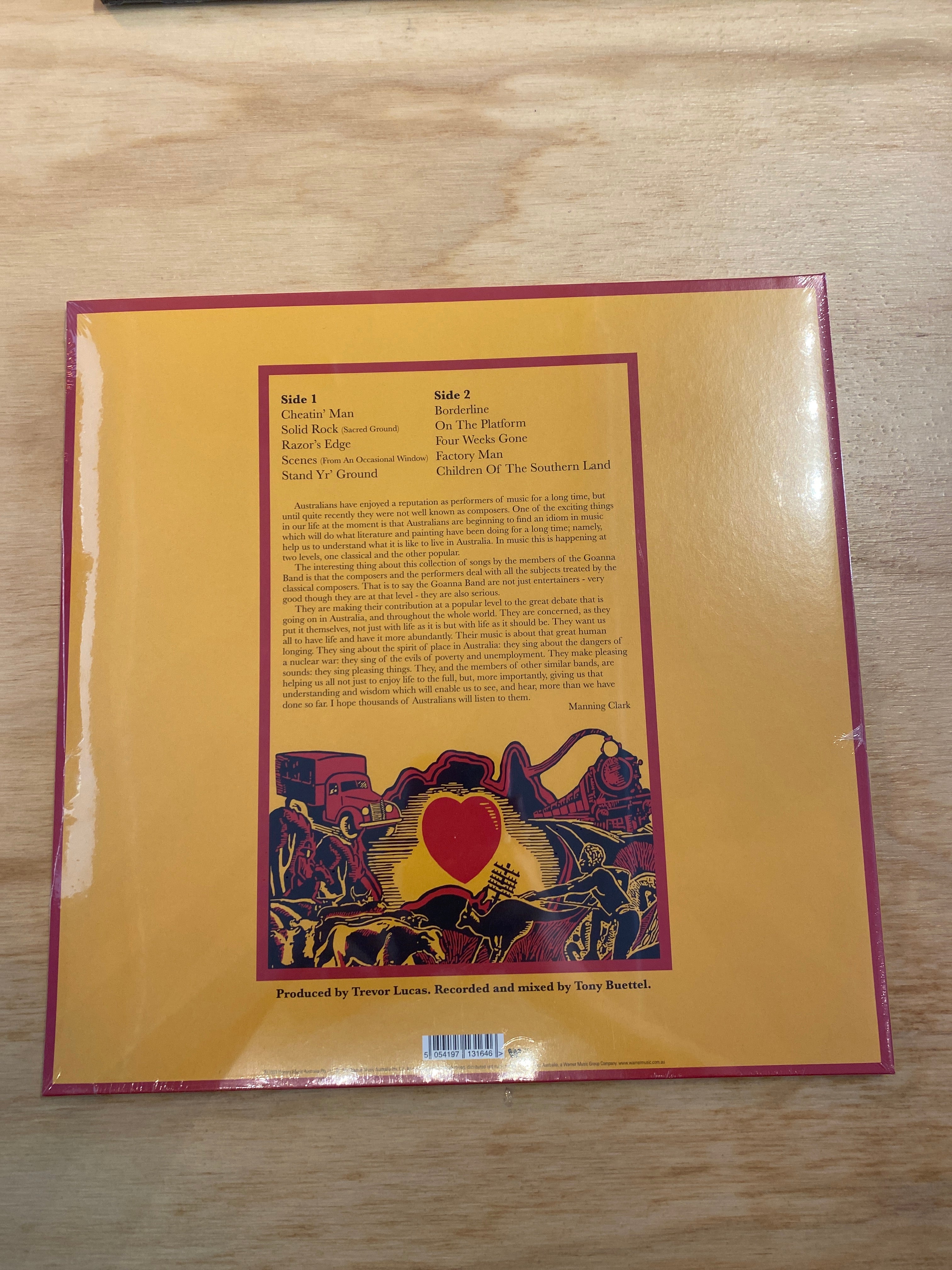 Goanna - Spirit of Place Vinyl LP Record | Australian Folk Rock Music | Perfect for Collectors & Music Lovers | Home Listening, Gifts & Vinyl Enthusiasts