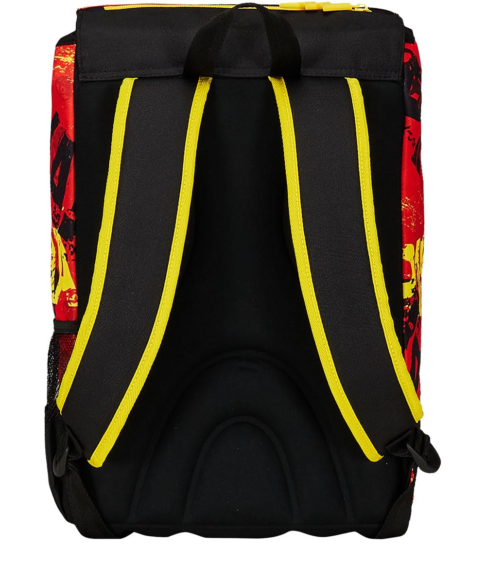 Pokemon Pikachu Backpack for Kids - Yellow & Red, Expandable with Double Compartments & Water Bottle Pocket - Perfect for School & Travel