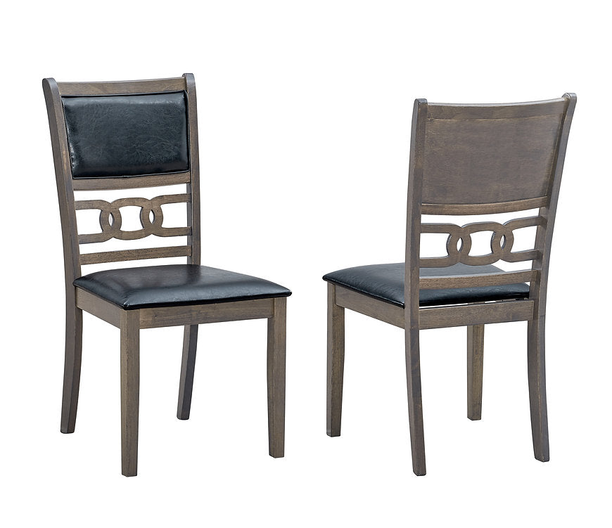 Premium Bennington Dining Chairs - Set of 4 Black Modern Kitchen Chairs with Padded Seats - Sturdy Metal Frame for Dining Room, Kitchen, Restaurant & Outdoor Use