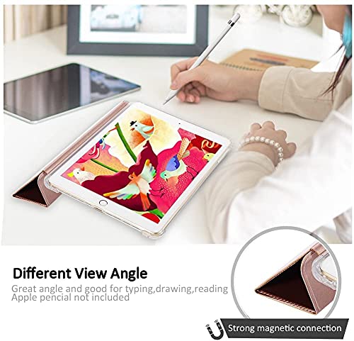 Valkit iPad Pro 12.9 Case for 1st & 2nd Generation (2015/2017 Models) - Slim Protective Cover with Pencil Holder, Auto Wake/Sleep & Frosted Back | Perfect for Work, Travel and School Use