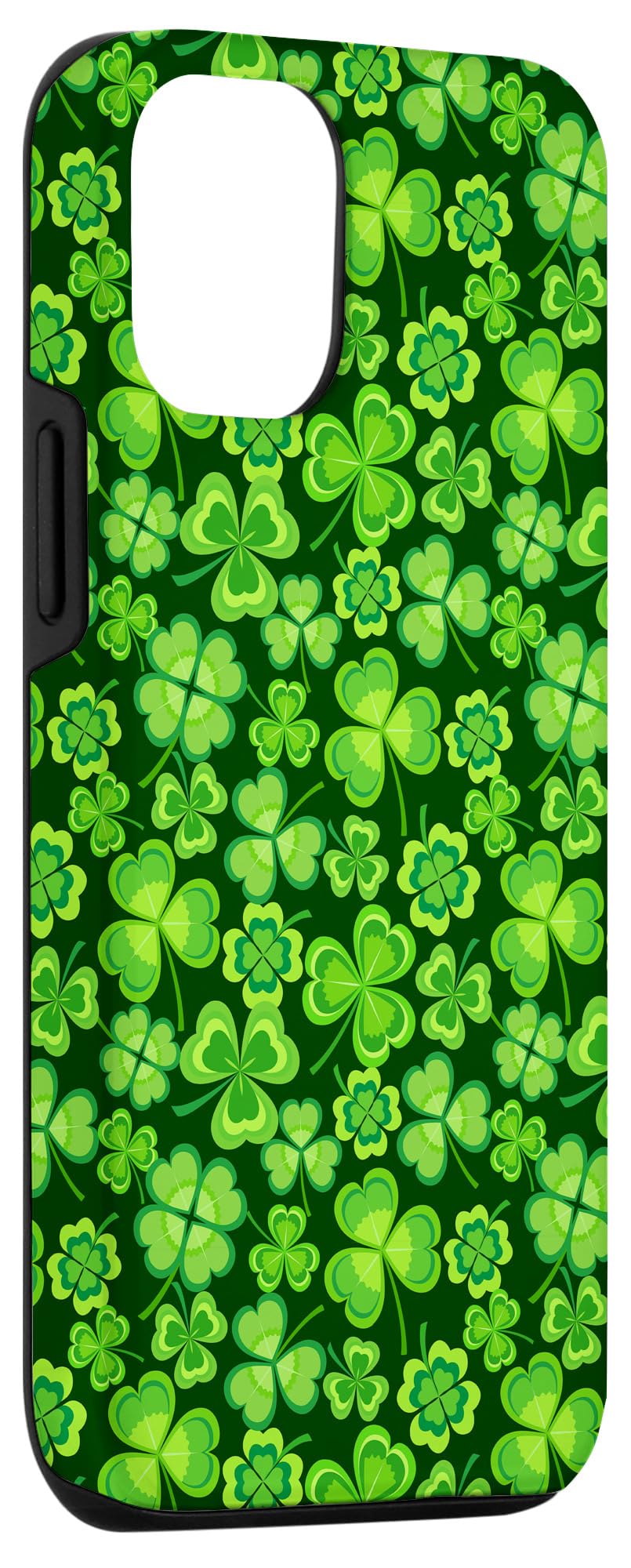 Lucky Four Leaf Clover Shamrock iPhone 12/12 Pro Case - Irish Themed Protective Phone Cover with Gift Box | Perfect for St. Patrick's Day, Irish Pride & Everyday Use