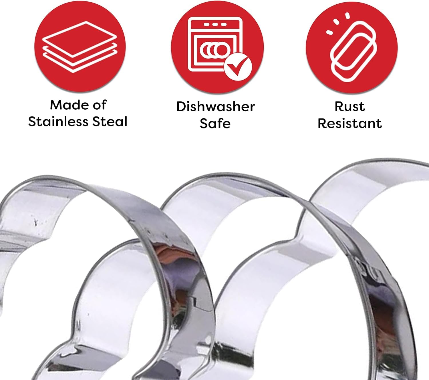 Premium Stainless Steel Gingerbread Man Cookie Cutter - Large Food-Grade Baking Tool, Dishwasher Safe - Perfect for Holiday Cookies, Christmas Baking & DIY Gingerbread House Decorations