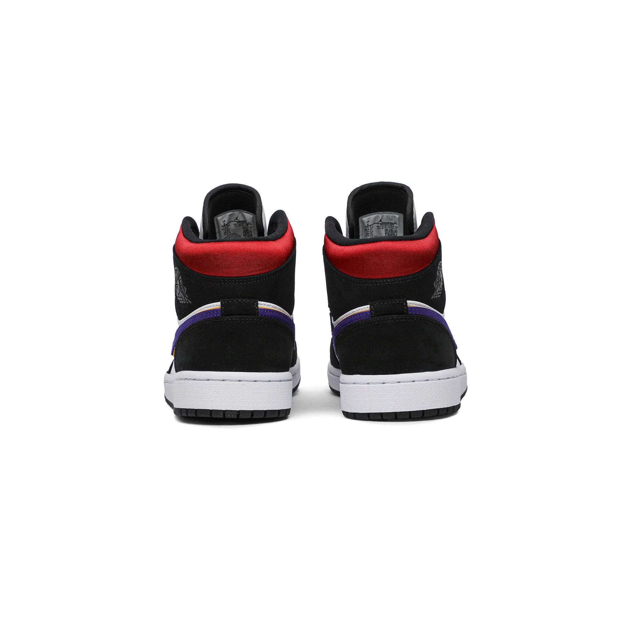 Air Jordan 1 Mid 'Lakers Top 3' Basketball Shoes (2019) - Men's High-Top Sneakers for Streetwear & Court Performance - Perfect for NBA Fans, Basketball Games & Urban Fashion