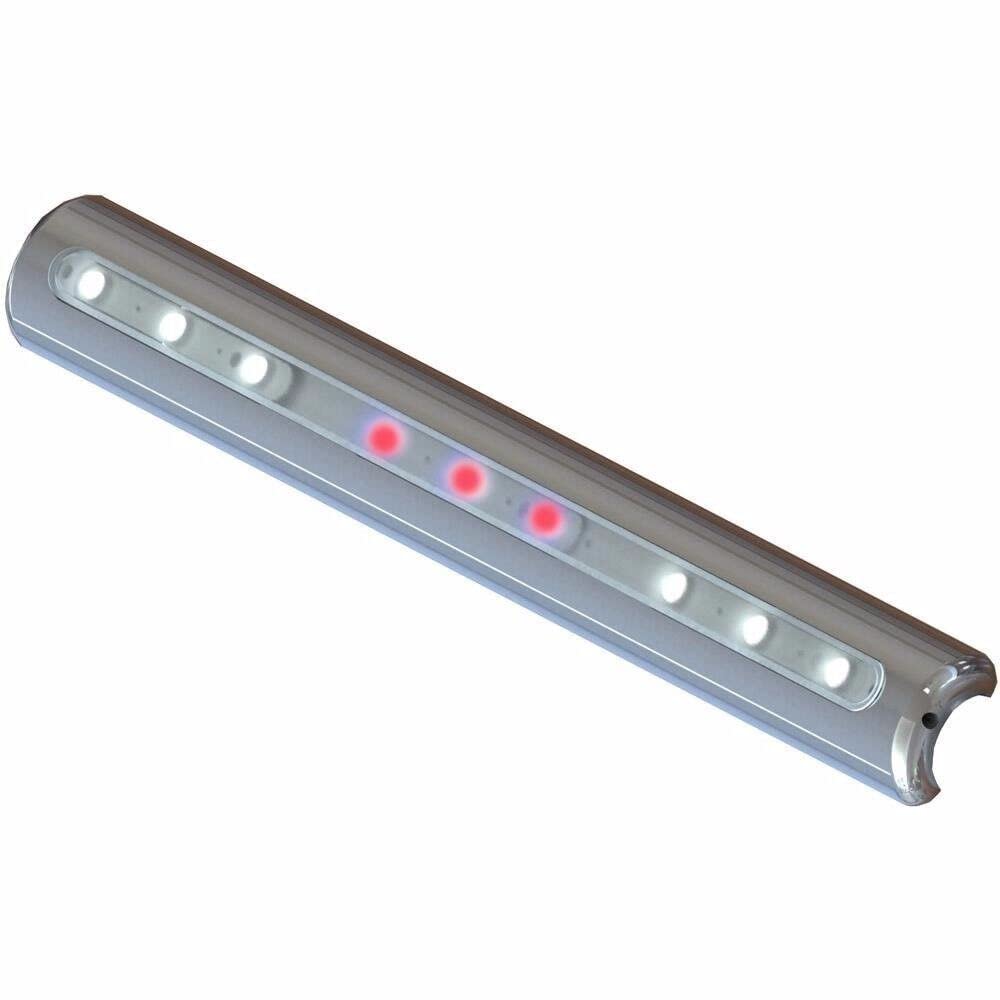 TACO Metals Marine LED T-Top Pipe Mount Light - Waterproof Boat Deck Light for Fishing & Boating - Ideal for Night Fishing, Cruising & Water Sports