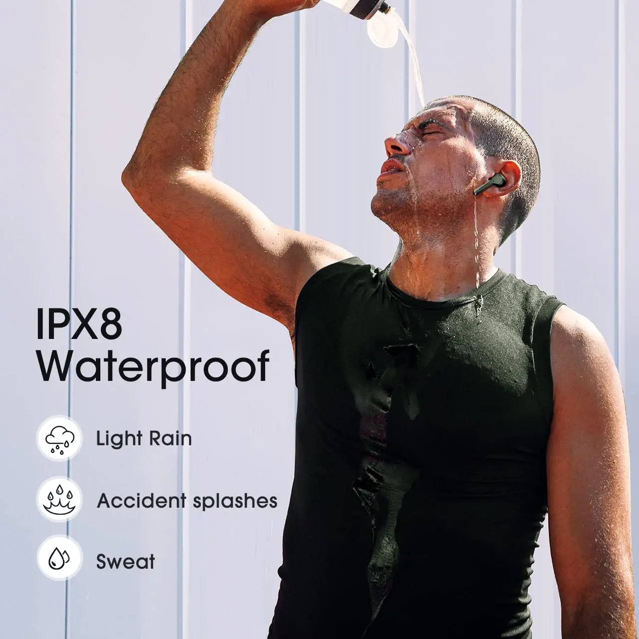 Wireless Bluetooth Earbuds with 4-Mic Noise Cancelling & Punchy Bass - In-Ear Headphones for Calls, Music & Workouts | Perfect for Commuting, Gym & Travel