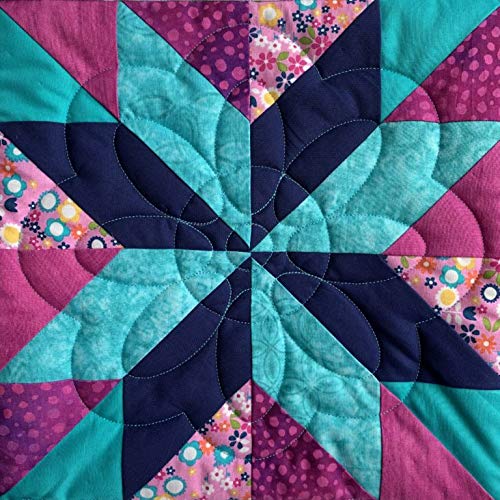 Westalee Design Fun and Fancy Quilting Template Set with Instructional Book for Longarm Machines - Perfect for DIY Quilting, Home Decor & Craft Projects