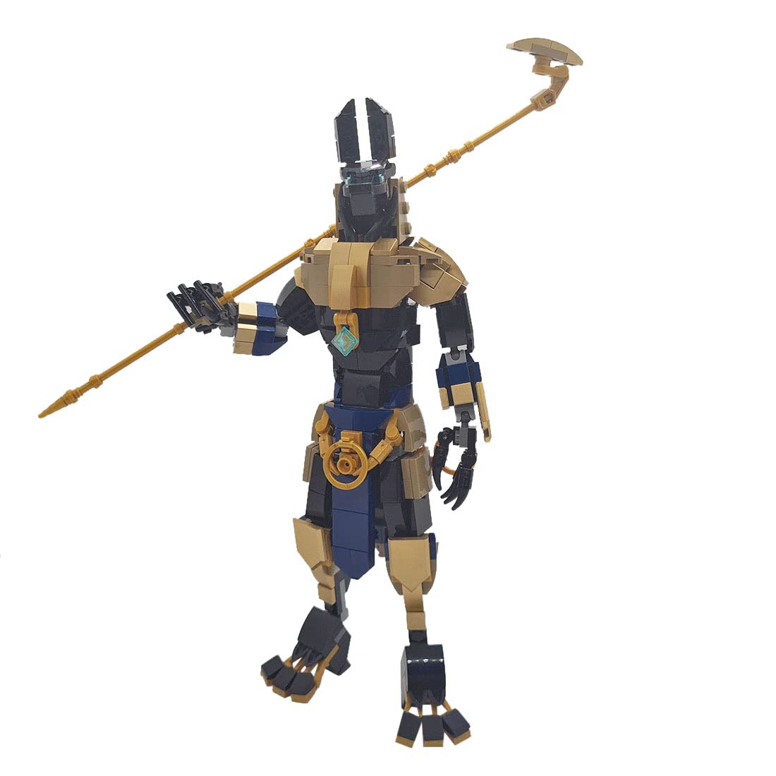 Anubis Mecha MOC Building Blocks Set - 407PCS, 7x12x20cm, Compatible with Lego, Collectible Exquisite Figure for Kids & Adults - Perfect for Home Decoration, Gift Giving, and Creative Play