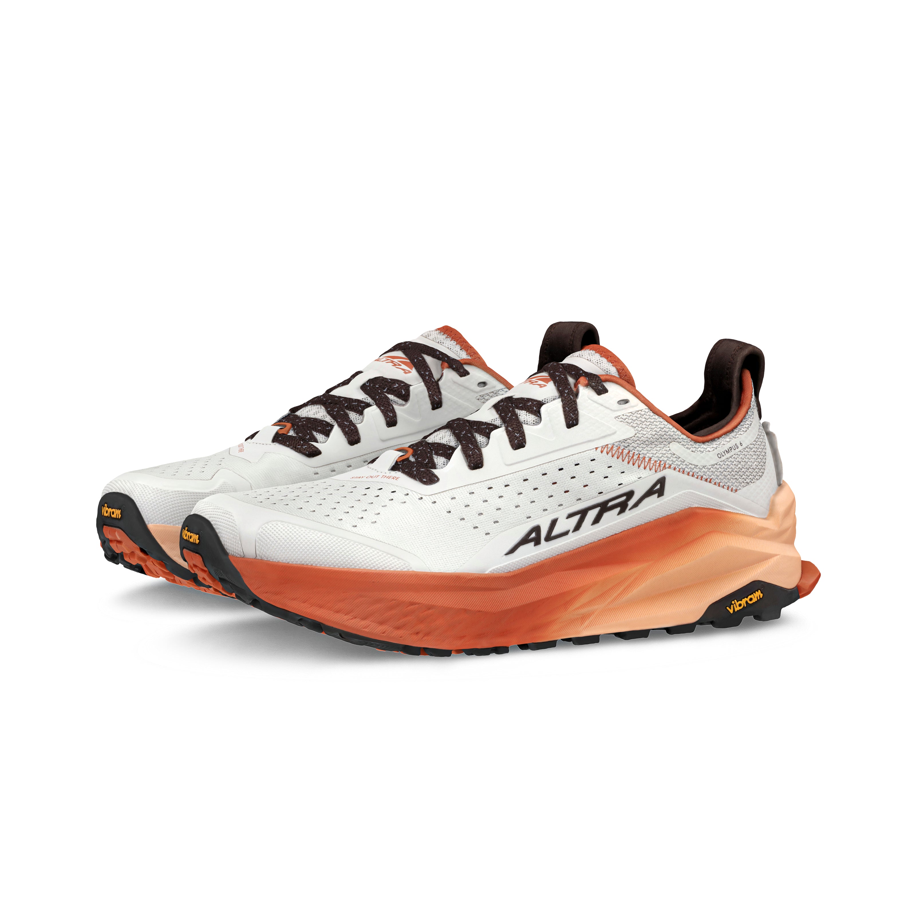 Olympus 6 Gray Orange Running Shoes - Lightweight Cushioned Sneakers for Men & Women - Perfect for Jogging, Gym Workouts & Outdoor Activities