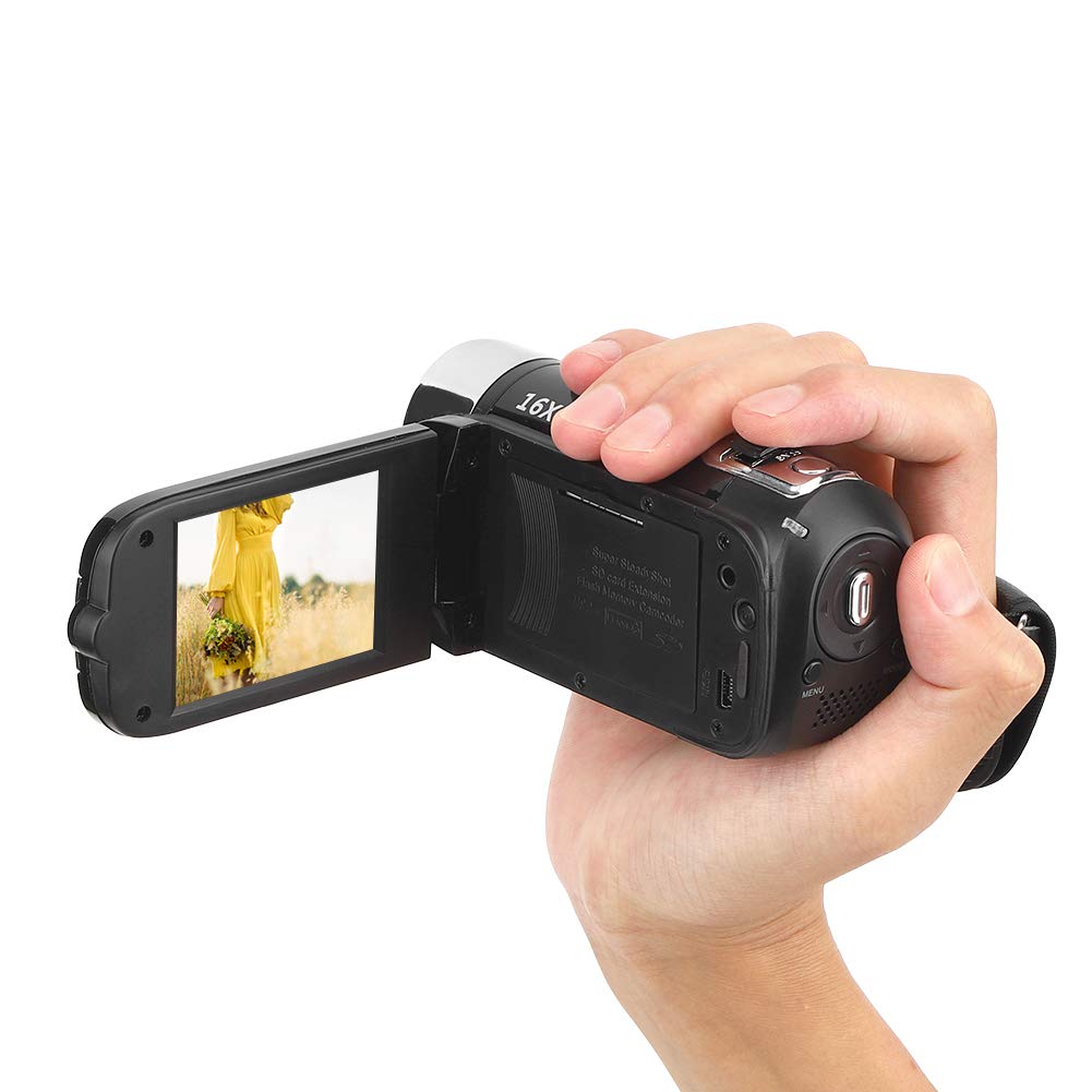 1080P HD Digital Camcorder with 16MP Sensor, 2.7