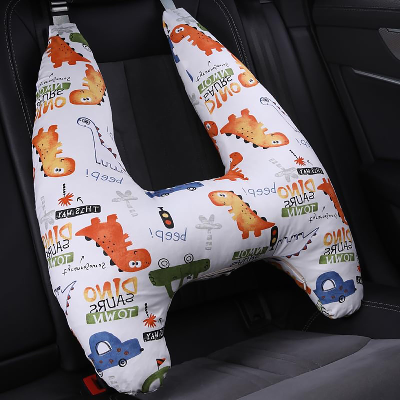 Ziyatrends Swiftcare™ Travel Pillow for Kids & Adults - H-Shape Neck Support Pillow for Car, Airplane & Office - Comfortable Headrest Cushion for Sleeping & Relaxing (Style I)