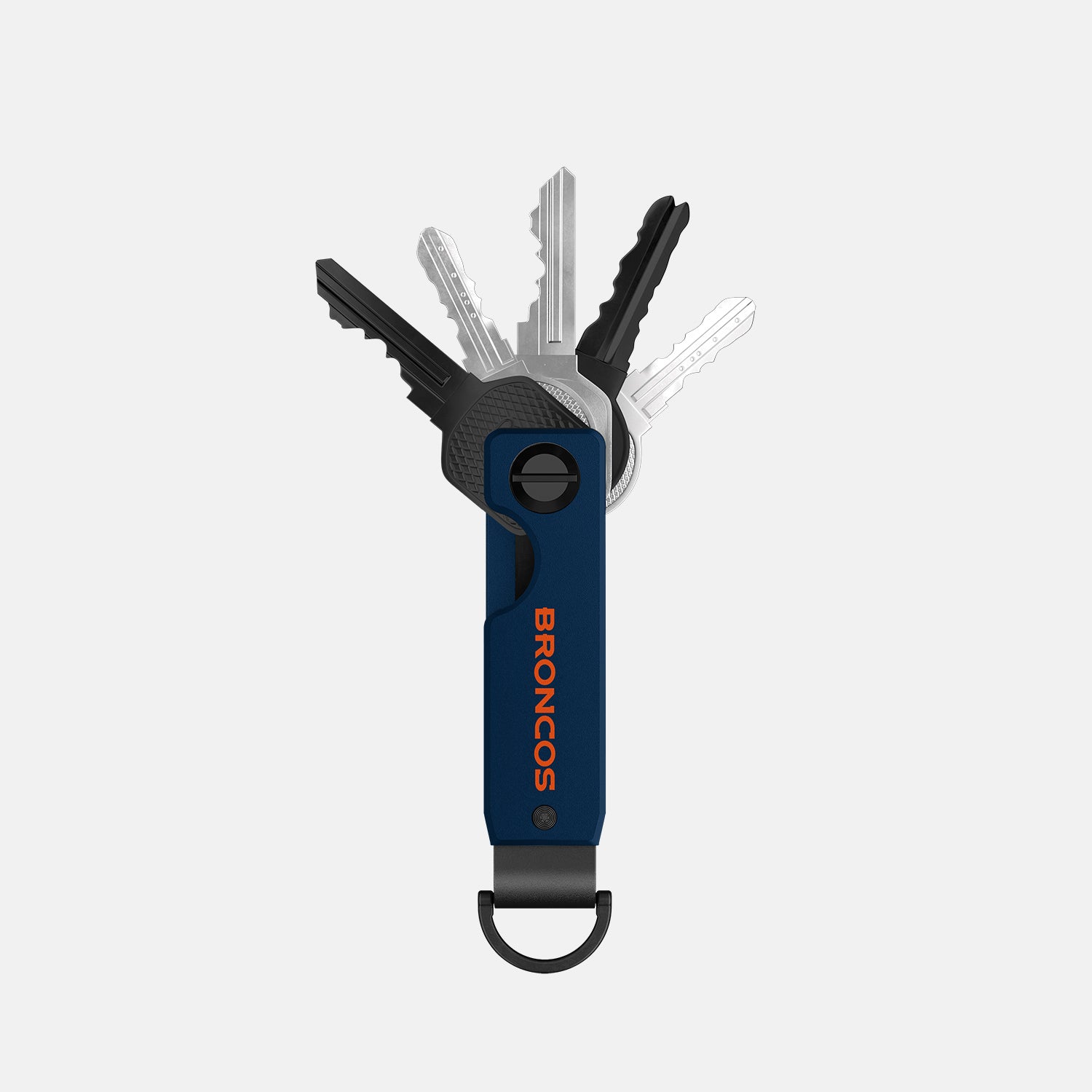 Ridge KeyCase for Denver Broncos - Slim RFID Blocking Key Holder with Money Clip - Perfect for Travel, Work, and Everyday Carry