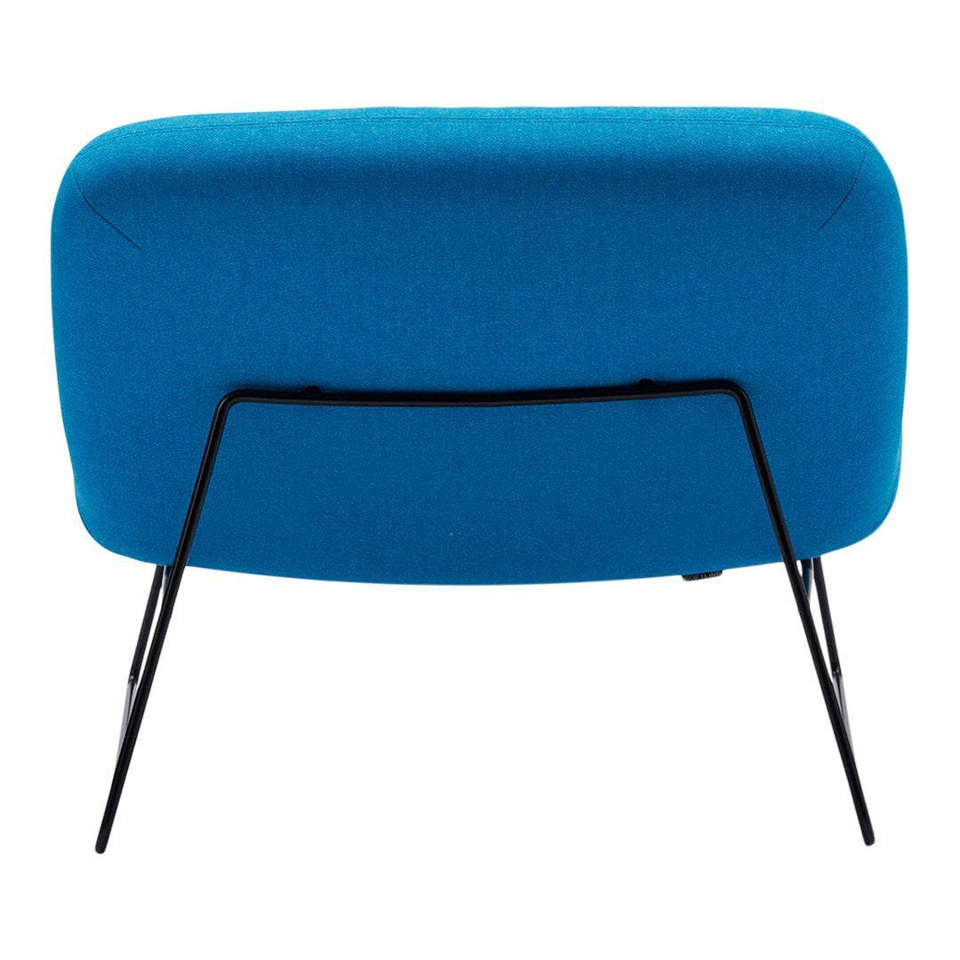 Busk Hertzog Java Chair - Modern Lounge Chairs with Softline Comfort for Living Room, Patio & Office Relaxation