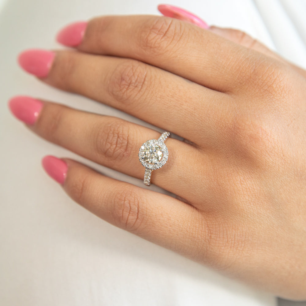 18ct Yellow Gold 1.50 Carat Diamond Ring with 1 Carat Australian Diamond - Elegant Engagement & Wedding Jewelry for Women