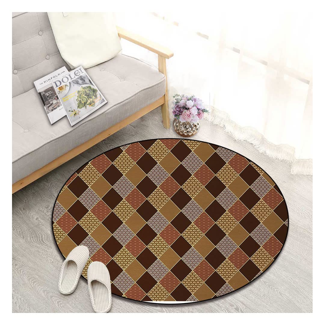 Non-Slip Round Area Rug 70