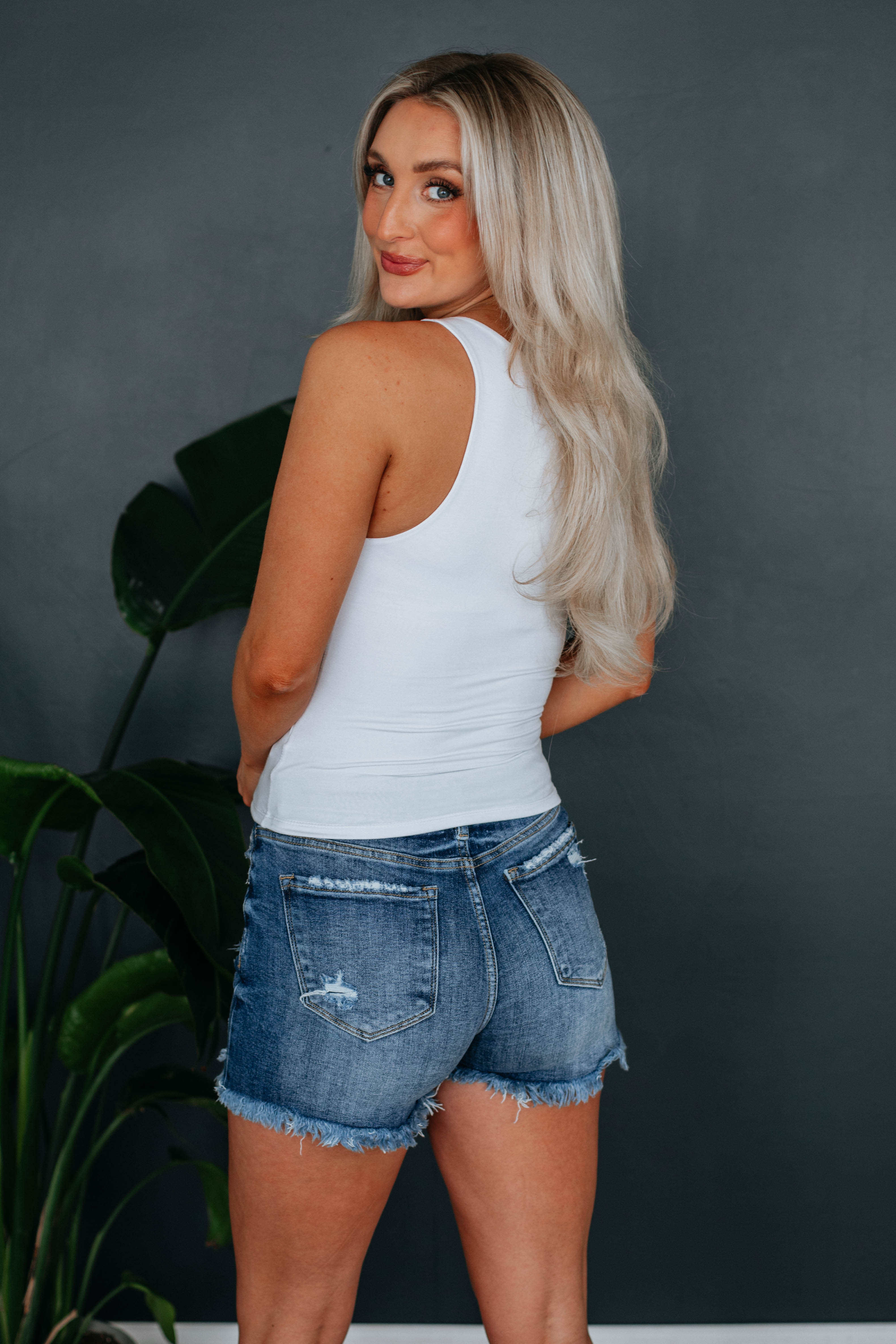 Ariel Basic Tank Top for Women - Soft Ivory Cotton Casual Shirt - Perfect for Summer, Layering & Everyday Wear