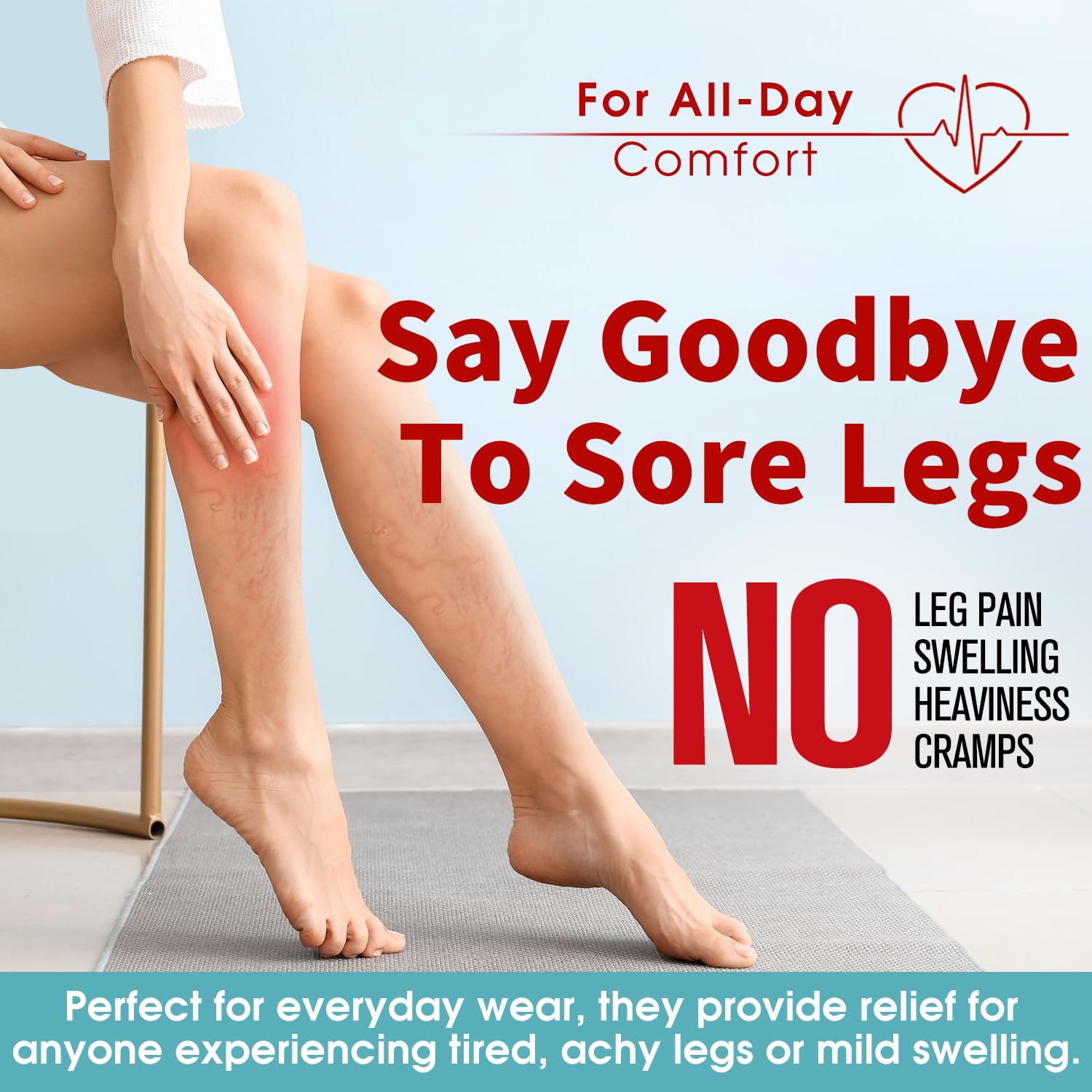 Bluemaple Thigh High Compression Socks for Women & Men - 3 Pairs Medical Grade Circulation Support - Best for Running, Travel, Nursing & Varicose Vein Relief - Over The Knee Socks for Athletes & Frequent Flyers