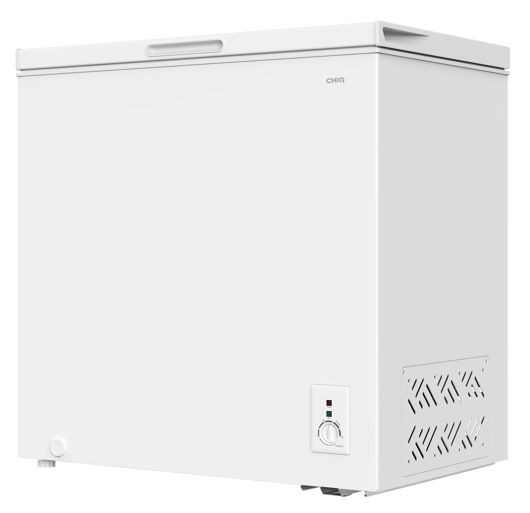 CHiQ 199L Hybrid Chest Freezer & Refrigerator - Energy Efficient Dual Zone Cooling for Home, Garage, or Basement Storage - Perfect for Frozen Foods, Beverages & Bulk Groceries