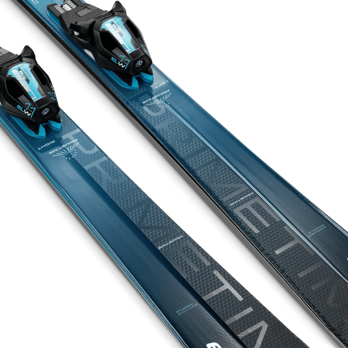 Elan PRIMETIME No.3 W PS Ski with EL 10.0 DB533023 Binding 2025 - Perfect for All-Mountain Skiing and Freeride Adventures