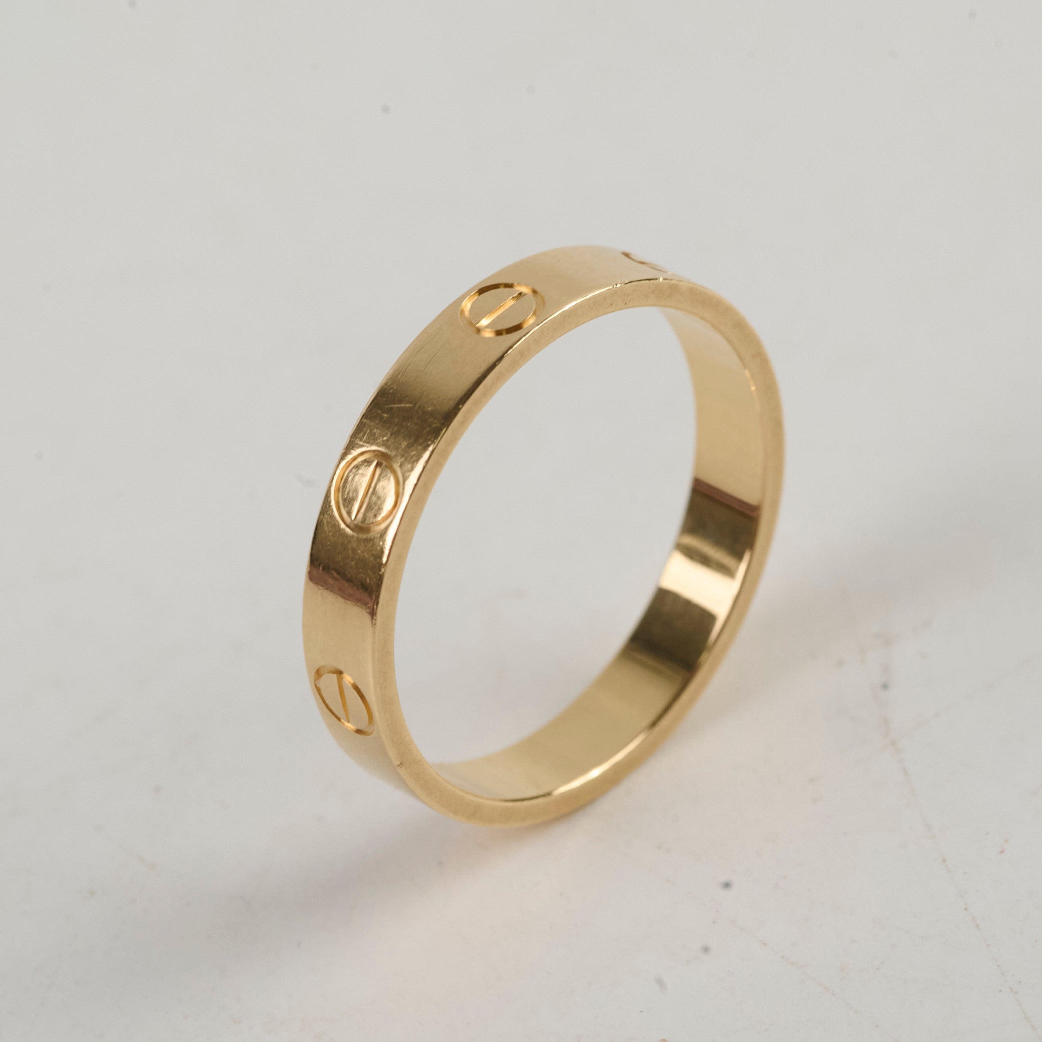 Cartier Love Ring 18K Yellow Gold Size 57 - Luxury Wedding Band for Women & Men, Perfect for Anniversaries & Romantic Gifts