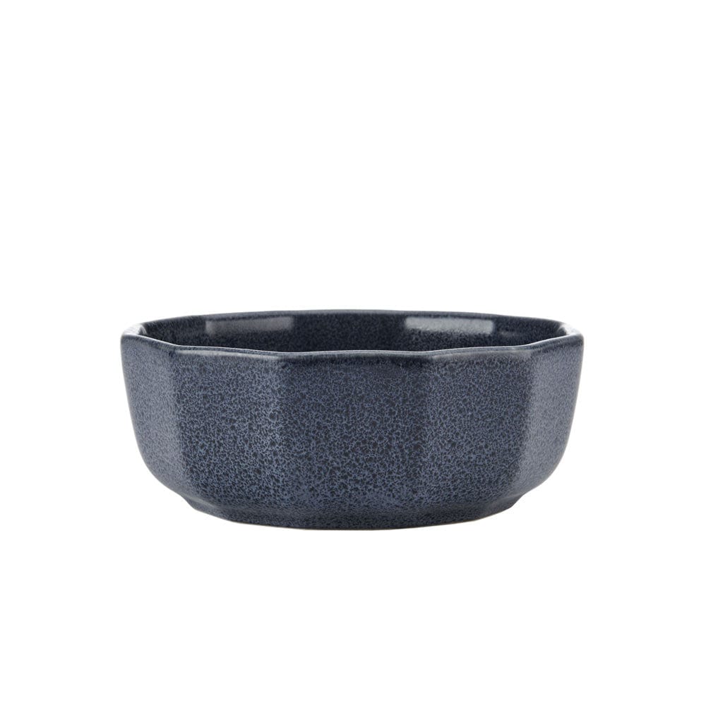 Luxor Blue Ceramic Soup Bowls - Set of 4, 16oz Cereal Bowls for Soup, Salad, Pasta & Dessert - Microwave & Dishwasher Safe Dinnerware for Home, Restaurant & Party Use