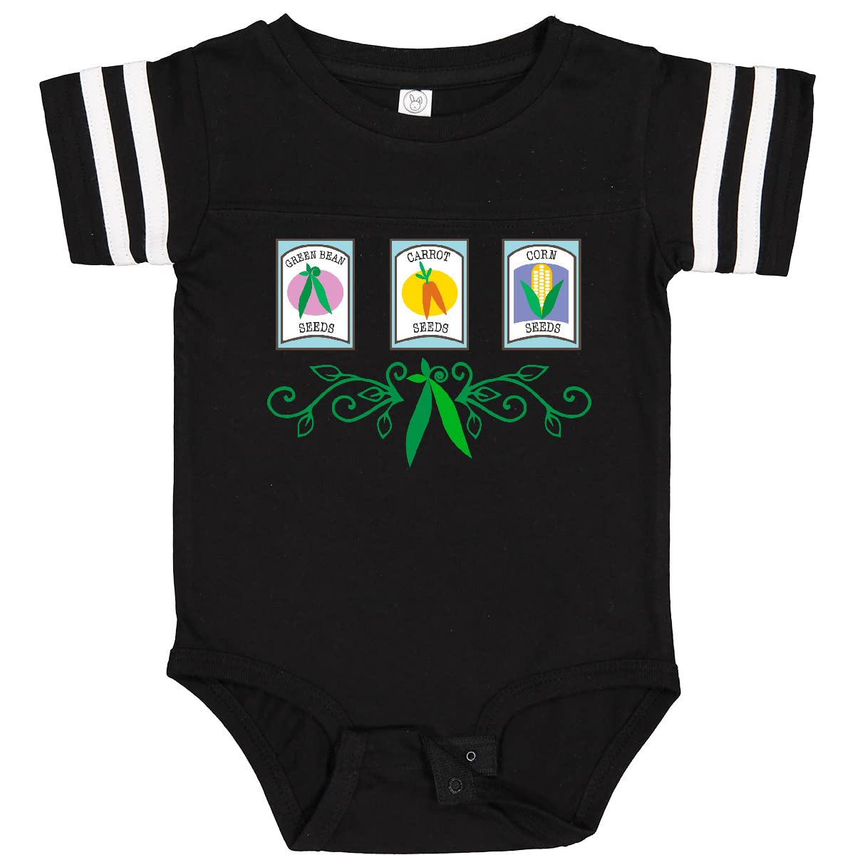 Inktastic Gardener Vegetable Gardening Baby Bodysuit - Cute Organic Cotton Onesie for Infants & Toddlers - Perfect Gift for Garden Lovers, Outdoor Play & Family Photos