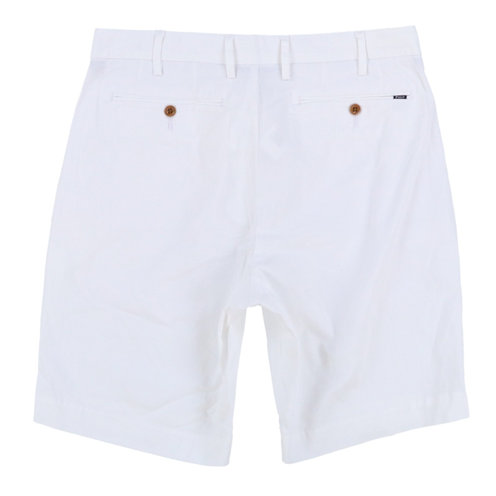 Ralph Lauren Men's Classic Fit Stretch Chino Shorts - White (Size 42) | Comfortable Casual Summer Shorts for Outdoor Activities, Beach & Travel