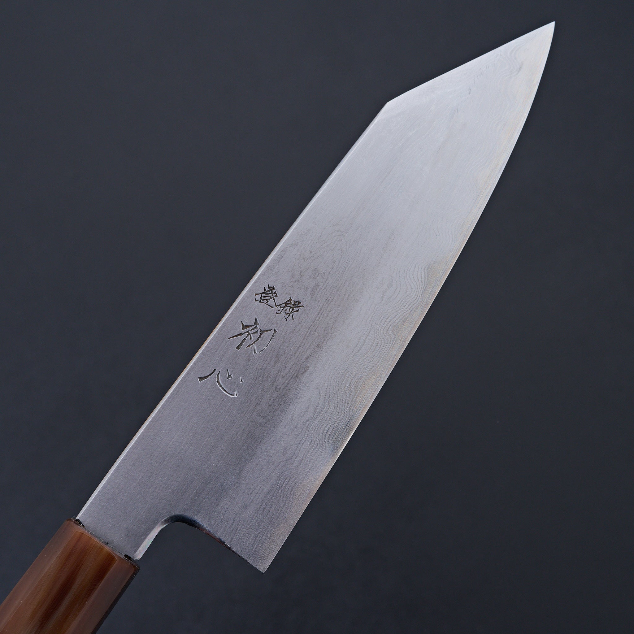 Hatsukokoro Satoshi Nakagawa Blue 1 Damascus Bunka Knife - Premium Japanese Kitchen Knife for Slicing, Dicing & Precision Cutting - Perfect for Chefs & Home Cooks