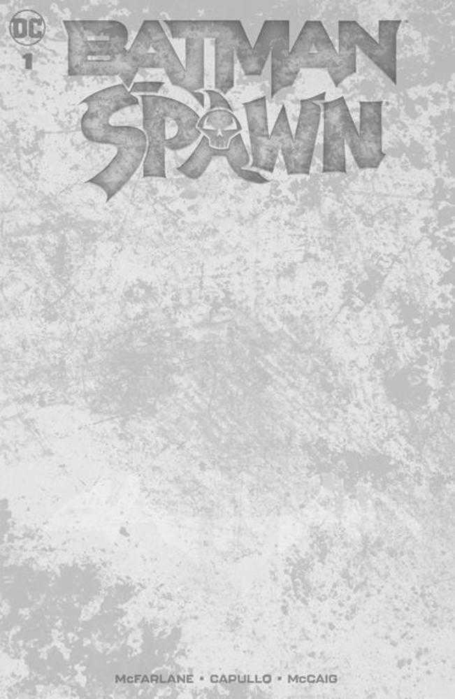 Batman Spawn #1 (One Shot) Cover I Blank Variant - Exclusive Collector's Edition Comic Book for DC & Image Fans | Perfect for Display, Gifts, and Comic Book Collections